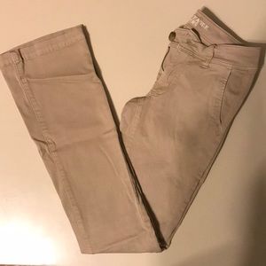 American Eagle Kick boot khakis. Size 2 long